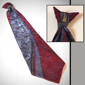 CLEARANCE | PURITAN Clip-On Art Nouveau Necktie